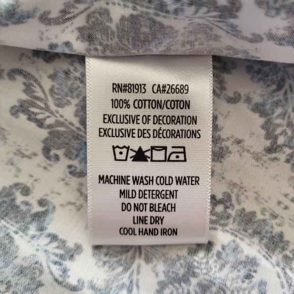 Robert Graham Criswell Classic Fit Short Sleeve Button Down Shirt Men's Large - Picture 8 of 8